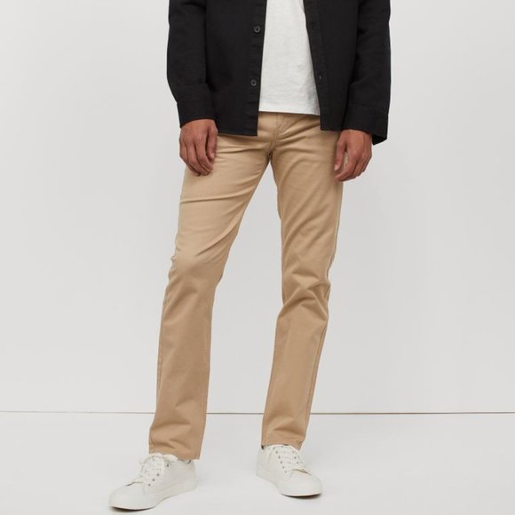 H&M Skinny Fit Twill Pants Size 36 - Picture 1 of 11